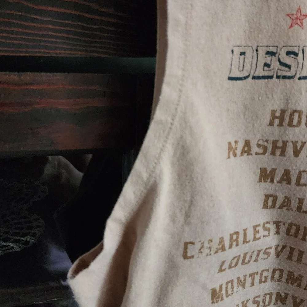 Recycled Threads Beige Graphic Tank - Picture 2 of 5
